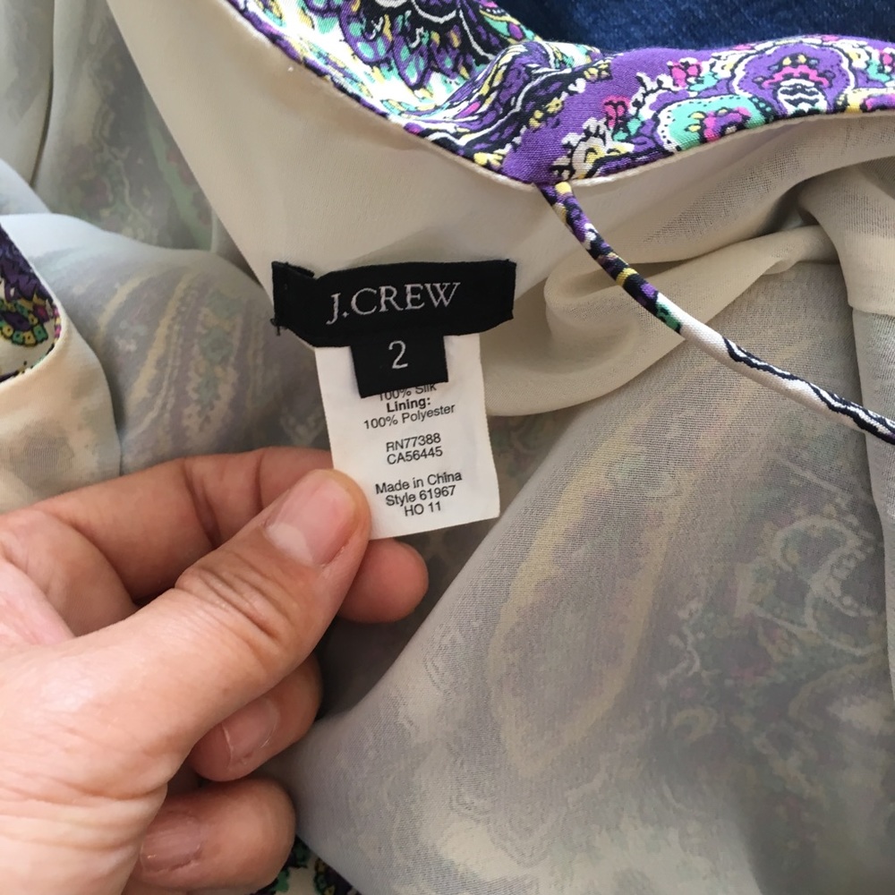 Jcrew dress size 2